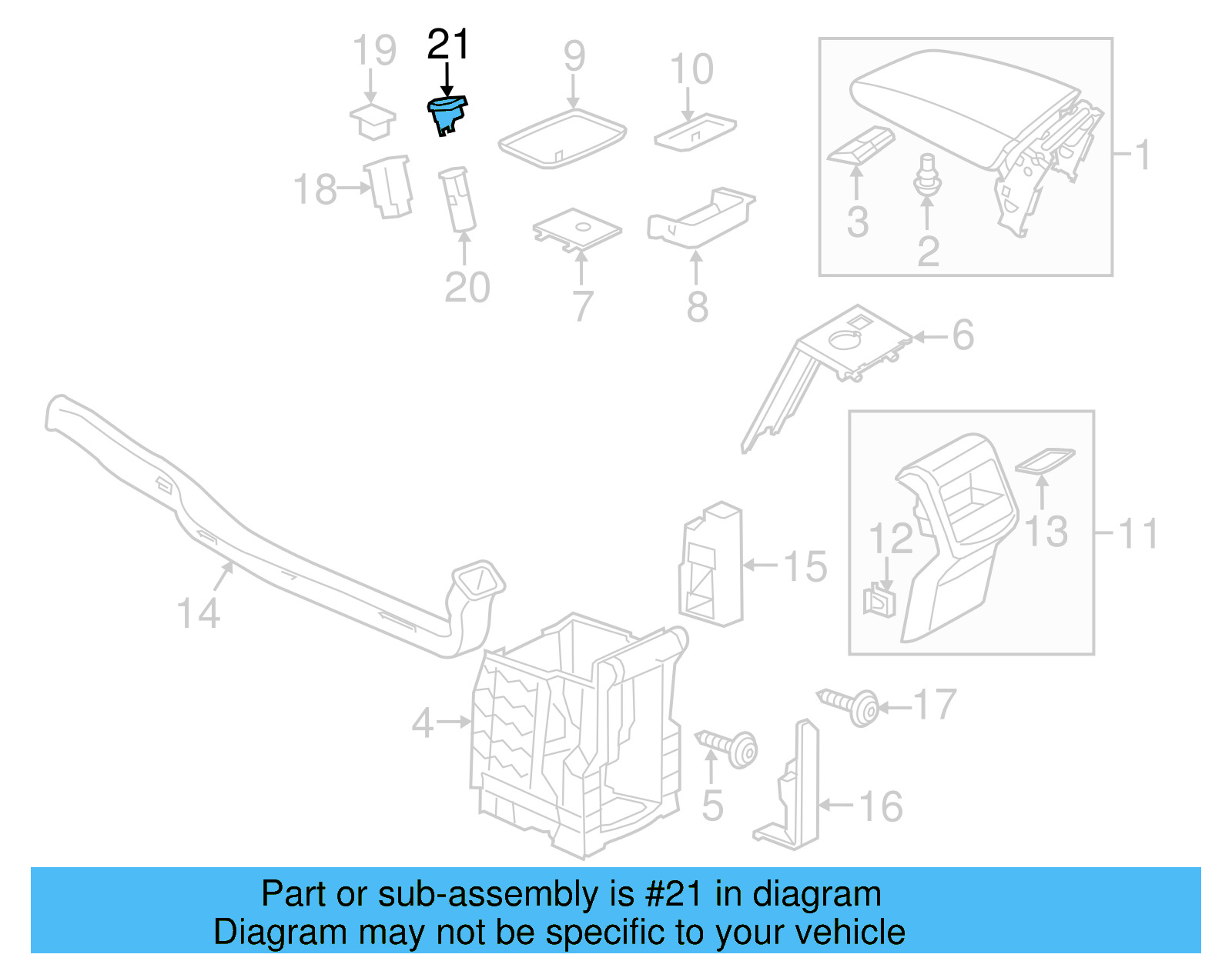 Power Outlet Cap 1K0-919-341-J-9B9 - View 21