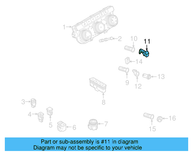 Power Outlet Cap 1K0-919-341-J-9B9 - View 22