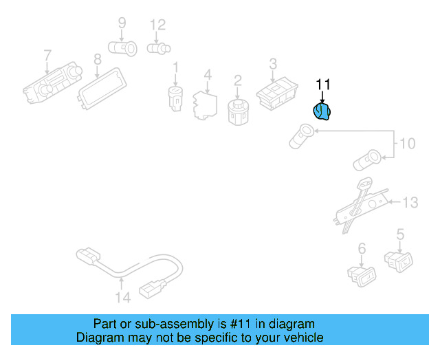 Power Outlet Cap 1K0-919-341-J-9B9 - View 51