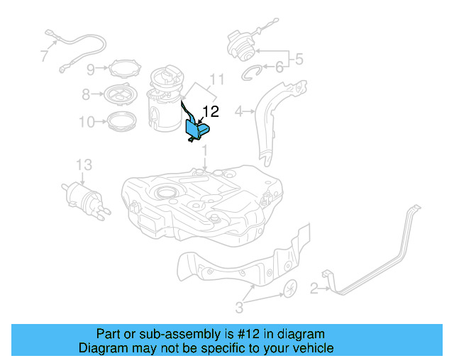Fuel Gauge Sending Unit 1K0-919-673-AF - View 38