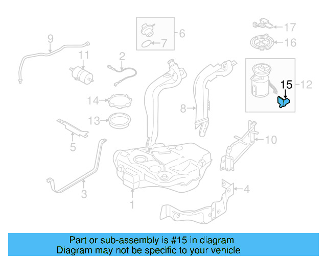 Fuel Gauge Sending Unit 1K0-919-673-AF - View 45