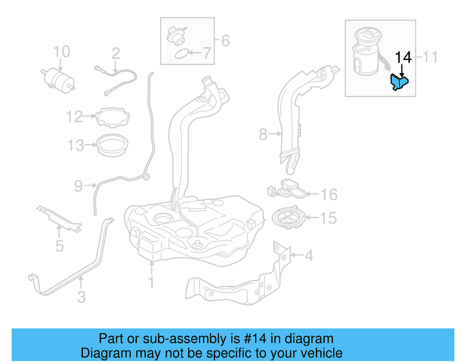 Fuel Gauge Sending Unit 1K0-919-673-AF - View 19