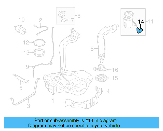 Fuel Gauge Sending Unit 1K0-919-673-AF - View 36