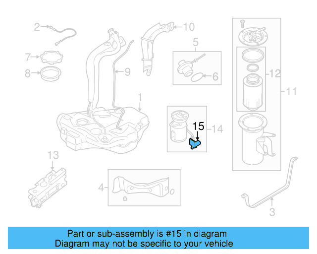 Fuel Gauge Sending Unit 1K0-919-673-AF - View 39