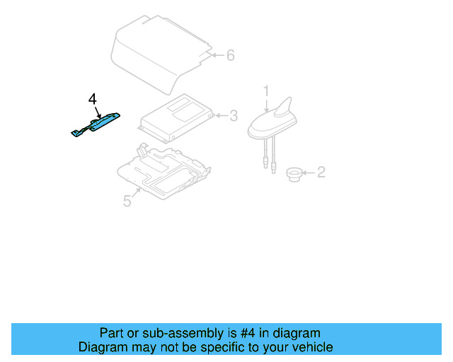 Receiver Retainer 1K0-919-747 - View 5