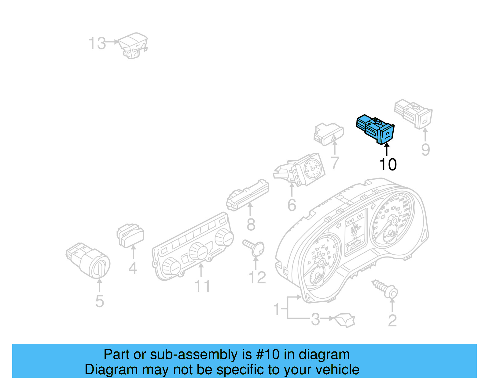 Switch 1K0-927-121-B-REH - View 19