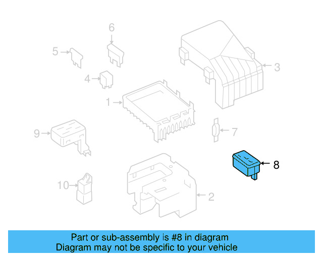 Fuel Pump Relay 4H0-951-253-A - View 76