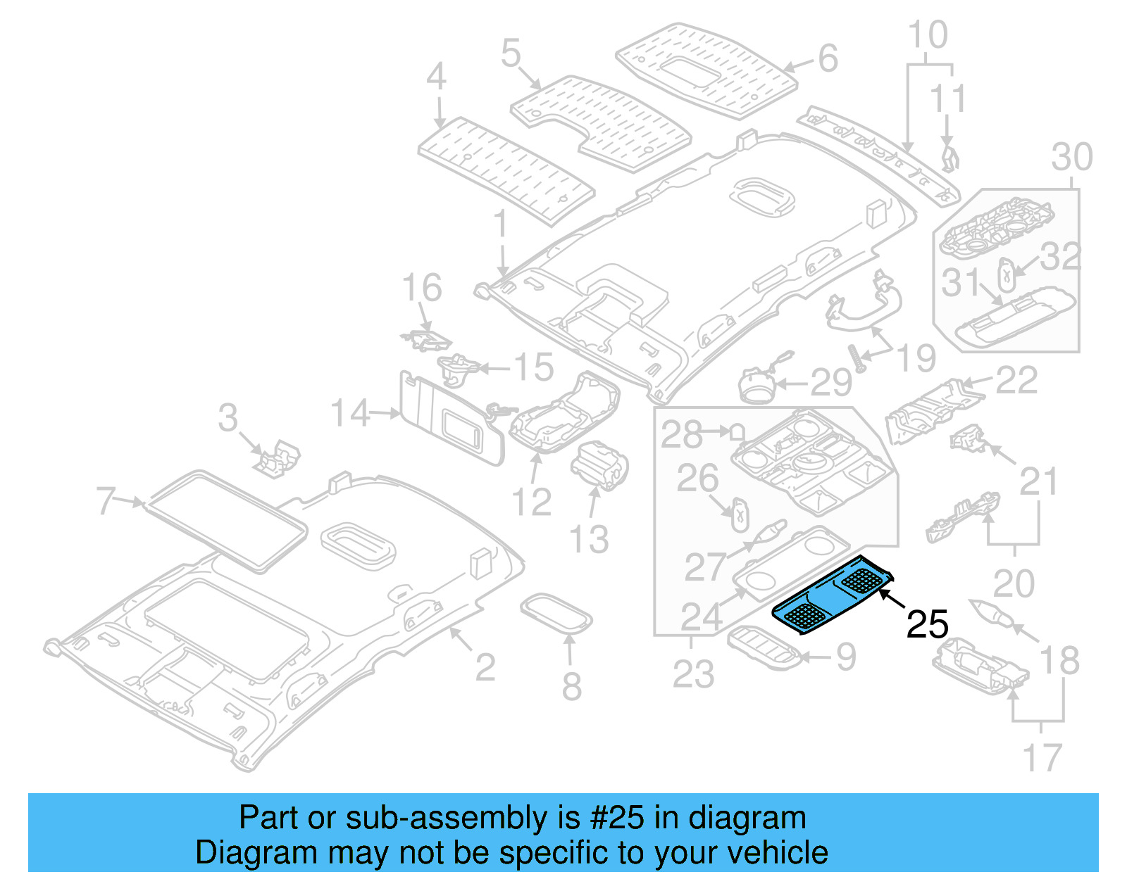 Lamp Bezel 1K0-947-133-E-71N
