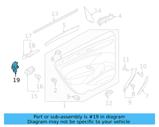 Window Switch 7L6-959-855-B-REH - View 24