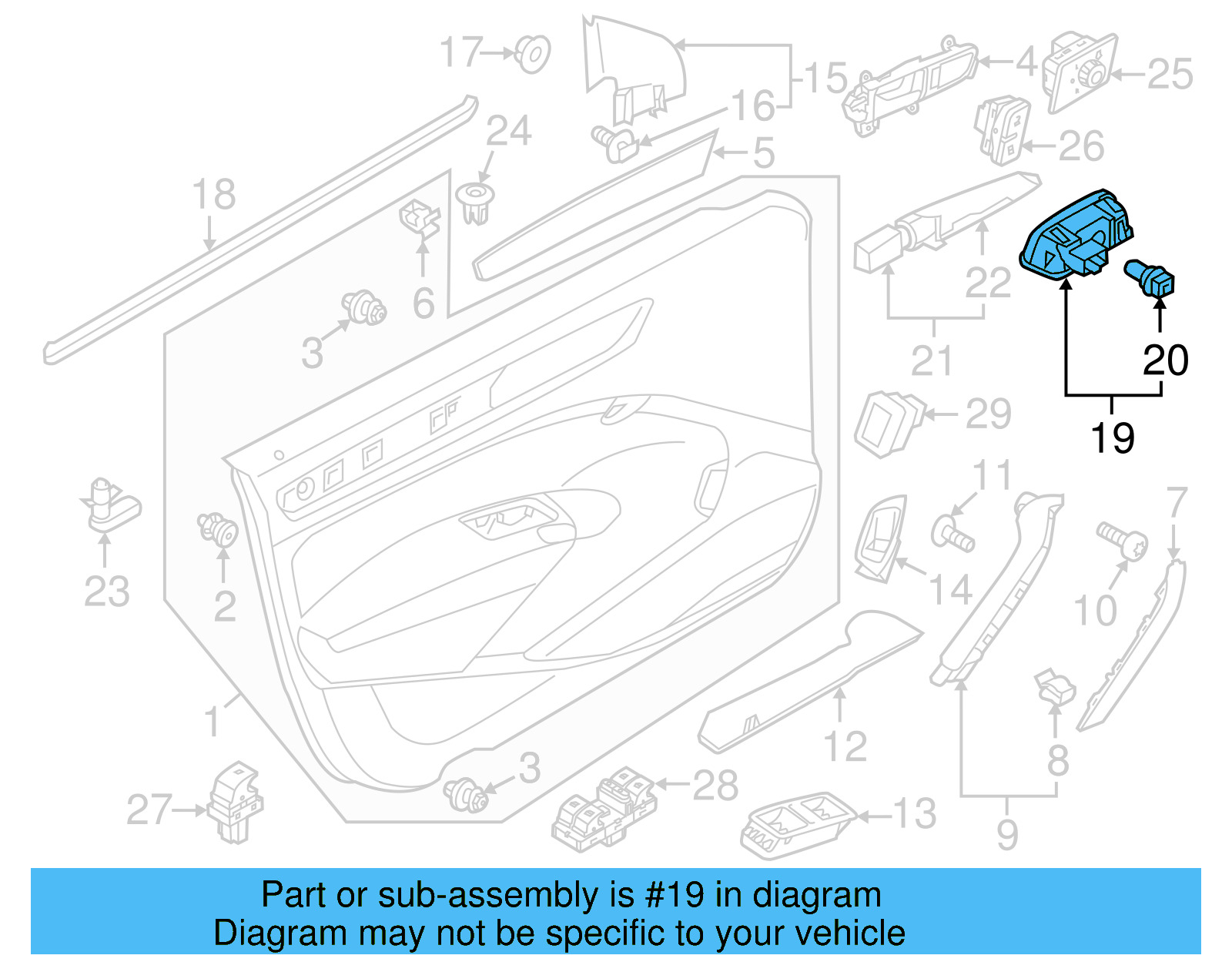 Courtesy Lamp 1K0-947-411-A - View 50