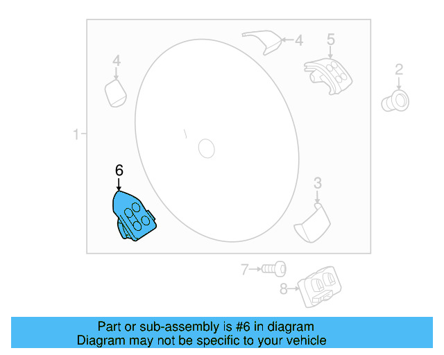 Control Switch 1K0-951-527-B-REH - View 2