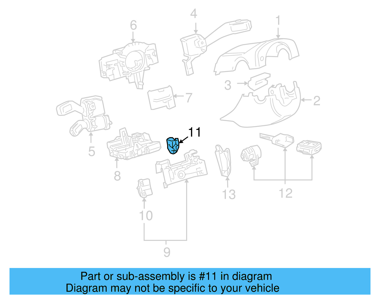 Catch 1K0-953-527-D - View 12