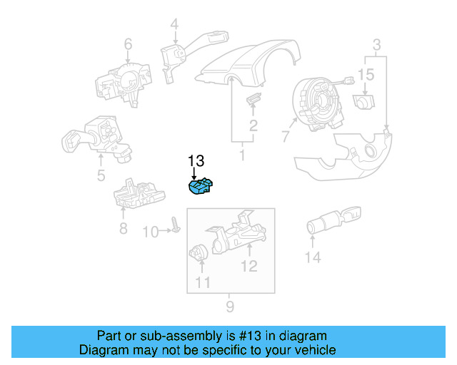 Catch 1K0-953-527-D - View 13