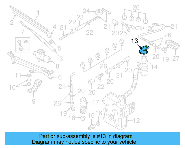 Reservoir Cap 1K0-955-455 - View 14