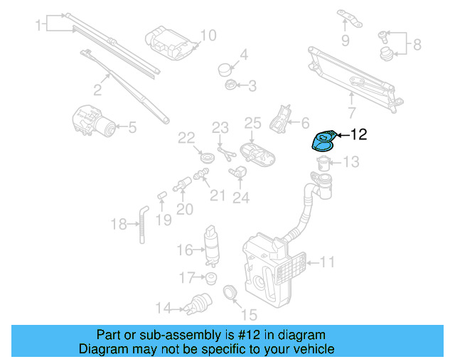Reservoir Cap 1K0-955-455 - View 21