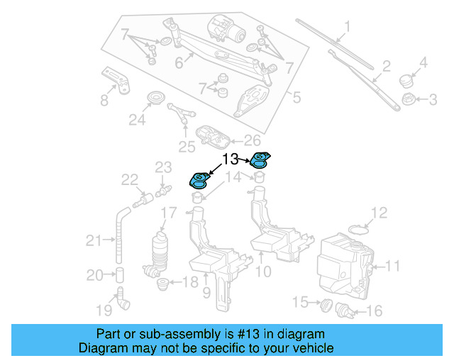 Reservoir Cap 1K0-955-455 - View 24