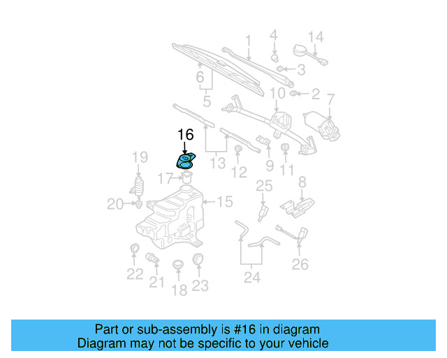 Washer Pump Seal 443-955-465 - View 120