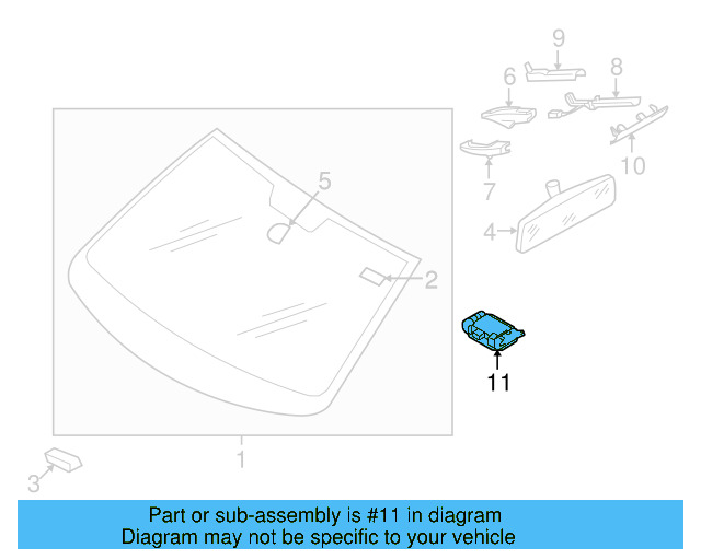 Rain Sensor 1K0-955-559-AH - View 11