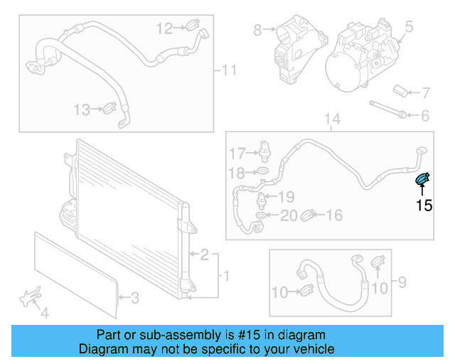 Pressure Sensor 1K0-959-126-E - View 23