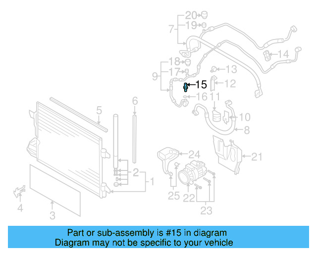 Pressure Sensor 1K0-959-126-E - View 14