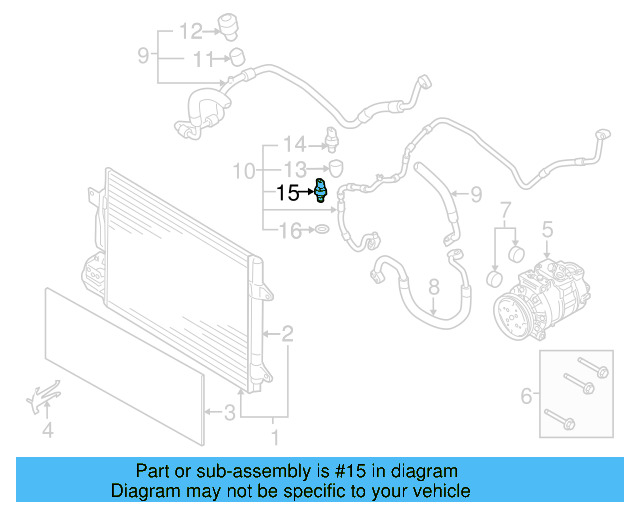 Pressure Sensor 1K0-959-126-E - View 7