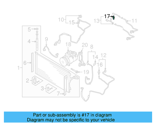 Pressure Sensor 1K0-959-126-E - View 6