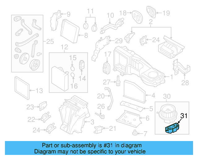 HVAC Blower Motor Control Module 3C0-907-521-G