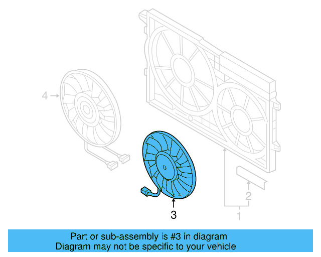 Fan & Motor 1K0-959-455-ET - View 43