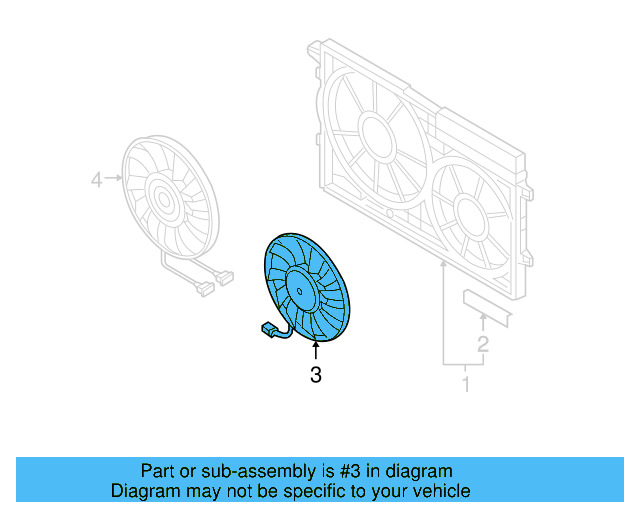 Fan & Motor 1K0-959-455-ET - View 44