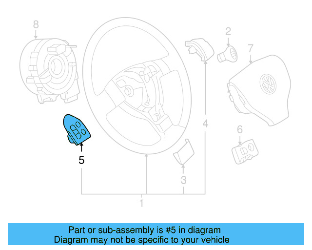 Switch 1K0-959-538-F-REH - View 4