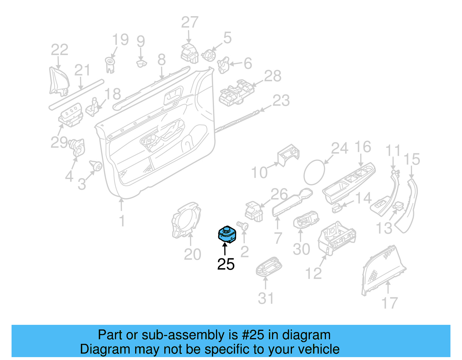Mirror Switch 1K0-959-565-K-REH - View 8