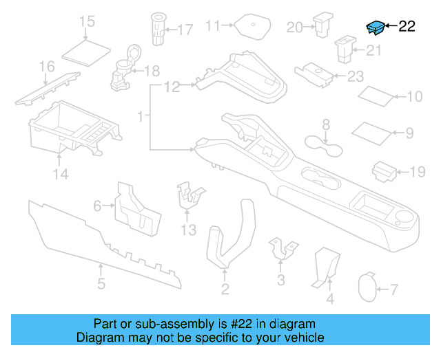 Blank Cover 1K0-959-623-D-3X1 - View 32