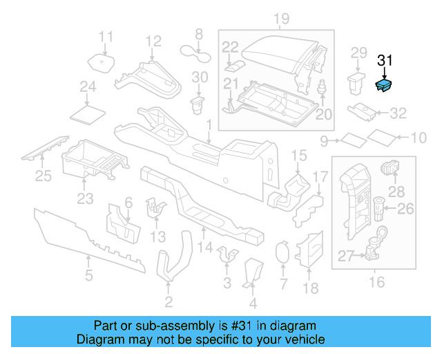 Blank Cover 1K0-959-623-C-3X1 - View 33