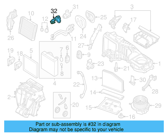 Air Quality Sens Bracket 1K0-971-939-C - View 6