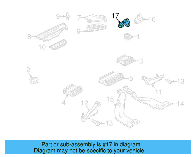 Air Quality Sens Bracket 1K0-971-939-C - View 8