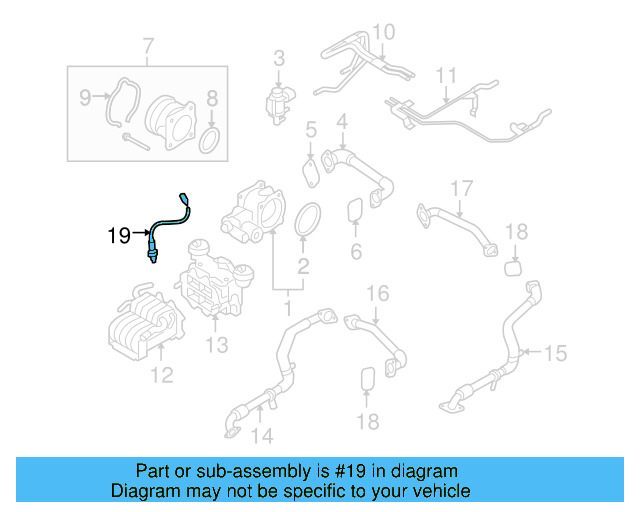 Oxygen Sensor 1K0-998-262-AE - View 17