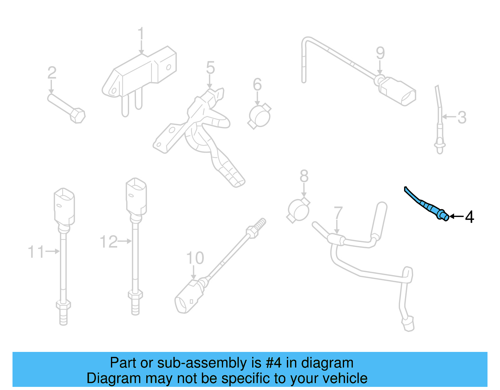 Oxygen Sensor 1K0-998-262-AE - View 18