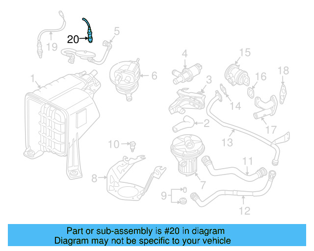 Oxygen Sensor 1K0-998-262-B - View 12