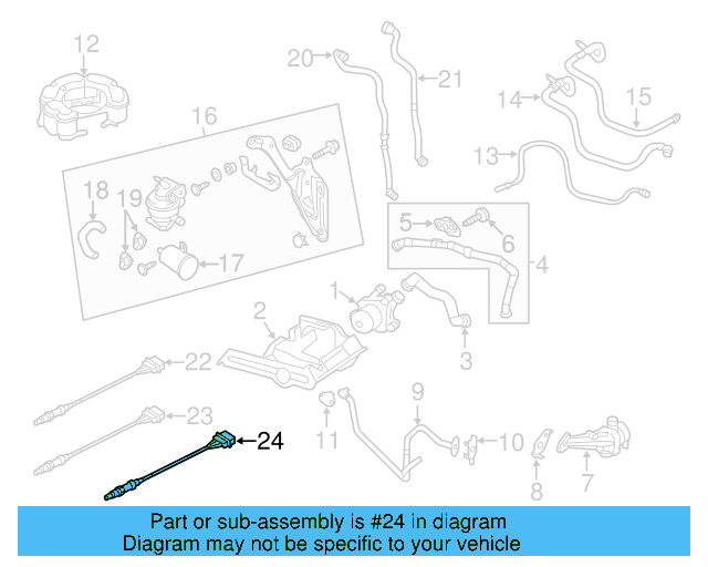 Oxygen Sensor 1K0-998-262-E - View 13