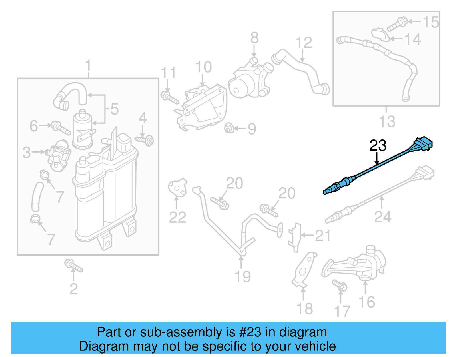 Oxygen Sensor 1K0-998-262-N - View 15