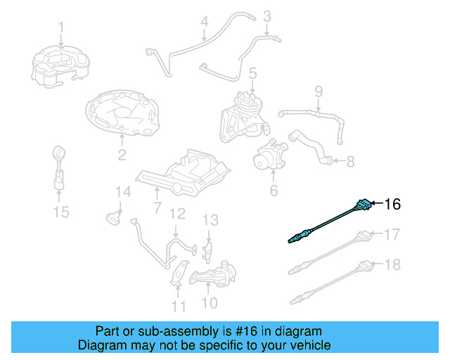 Oxygen Sensor 1K0-998-262-N - View 37