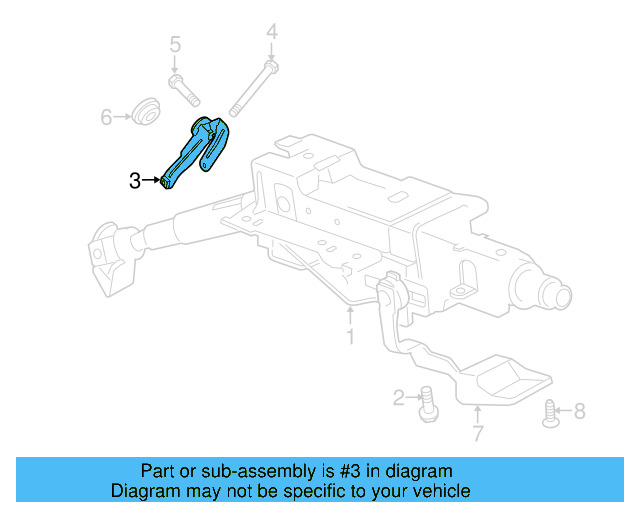Column Support 1K1-419-293-G - View 14