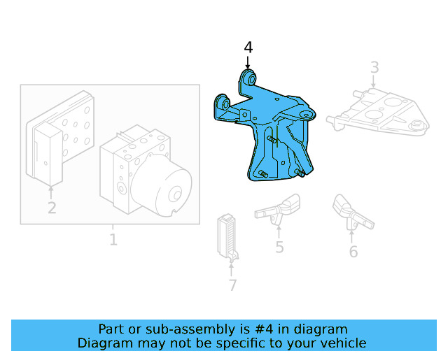 Mount Bracket 1K1-614-235-E - View 4