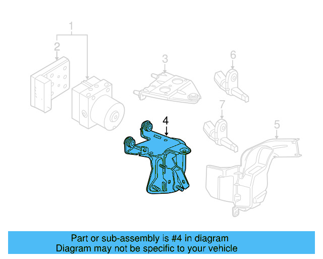 Mount Bracket 1K1-614-235-E - View 2