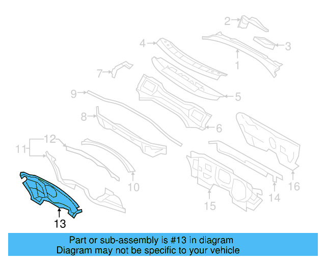 Frame Assembly 1K0-802-165-A - View 11