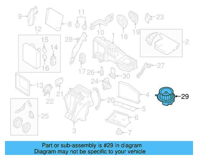 HVAC Blower Motor Assembly 1K1-819-015-F - View 53