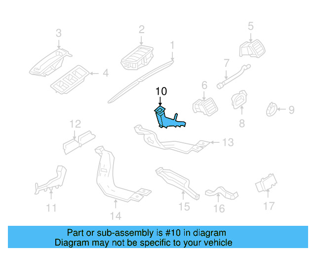 Lower Vent 1K1-819-152-B - View 34