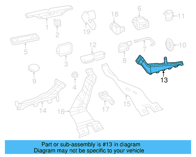 Lower Vent 1K1-819-152-B - View 35