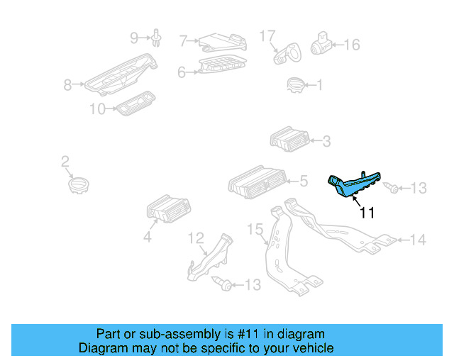 Lower Vent 1K1-819-152-B - View 39