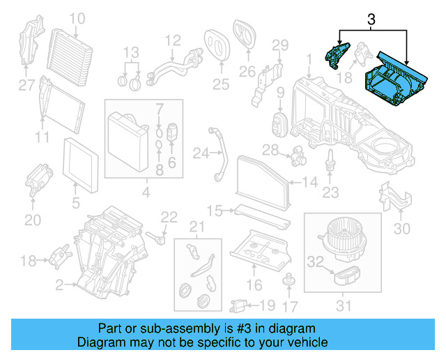 Intake Duct 3C0-898-304-D - View 49